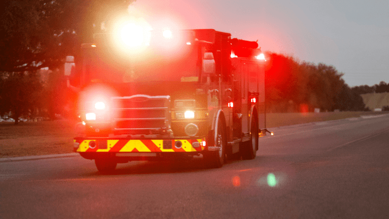 A fire truck