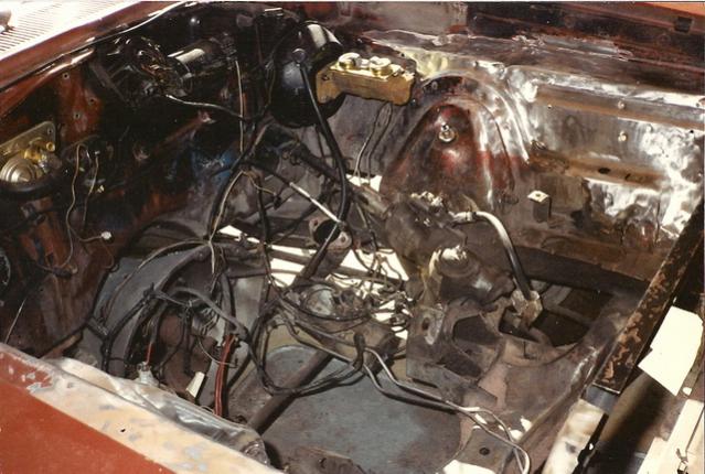 1970 Charger RiT - engine compartment before restoration #1.jpg