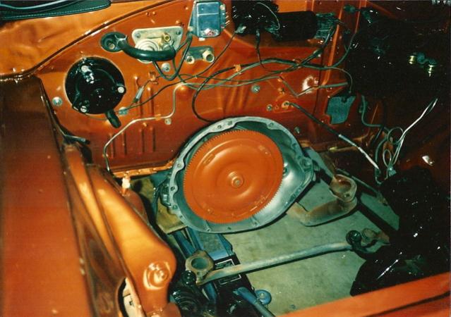 1970 Charger RiT - engine compartment during restoration #2.jpg