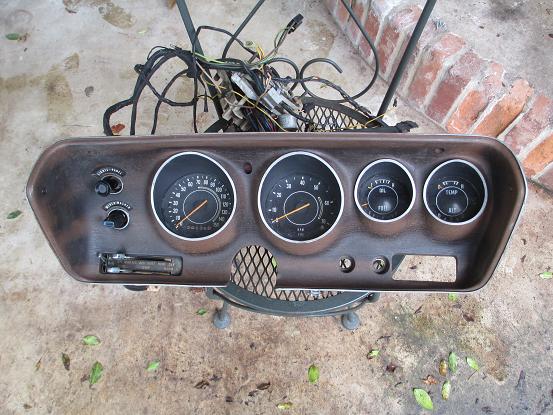 SOLD - 1971 Charger R/T, Road Runner, Rallye Instrument Cluster With