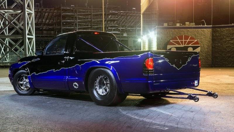 2001 Dakota RT 800hp SBM blue with graphics - pro-street rear.jpg