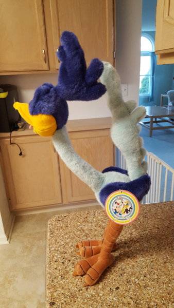 giant road runner plush