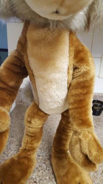 stuffed coyote toy