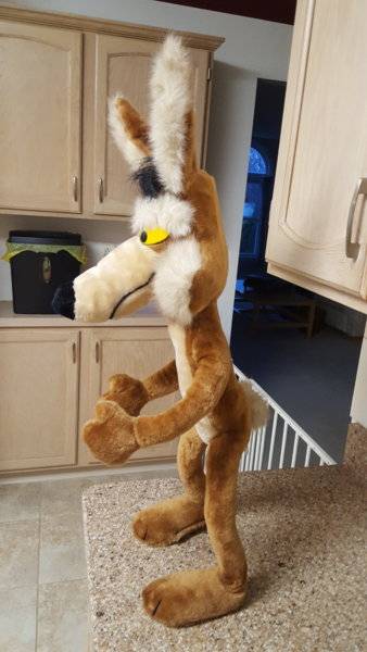 wile e coyote stuffed animal for sale