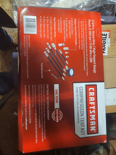 FOR SALE New Craftsman Compression test kit For B Bodies Only