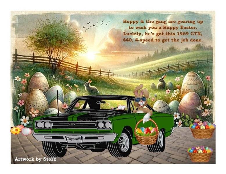 2025 1969  GTX WITH HOPPY THE EASTER BUNNY DRIVER.jpg