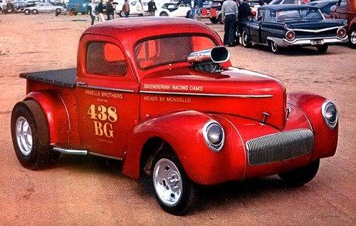 41 Willys Pick Up Gasser B-G Panella Bros. candy red.jpg