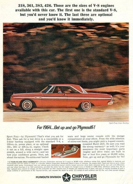 64 Plymouth Sport Fury Advert. #1.jpg