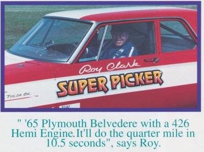 65 Belvedere 426ci Hemi Super Picker Roy Clark C&W music star 10.5 sec. car.jpg