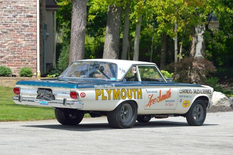 65 Belvedere A990 AWB AFX Lee Smith Hamilton Hemi II #4 rear.jpg