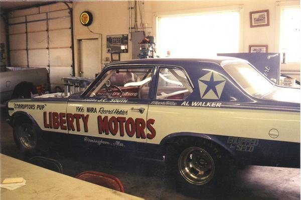 65 Coronet AWB AFX Liberty Motors Corrupt Pup 1966 NHRA Record Holder.jpg