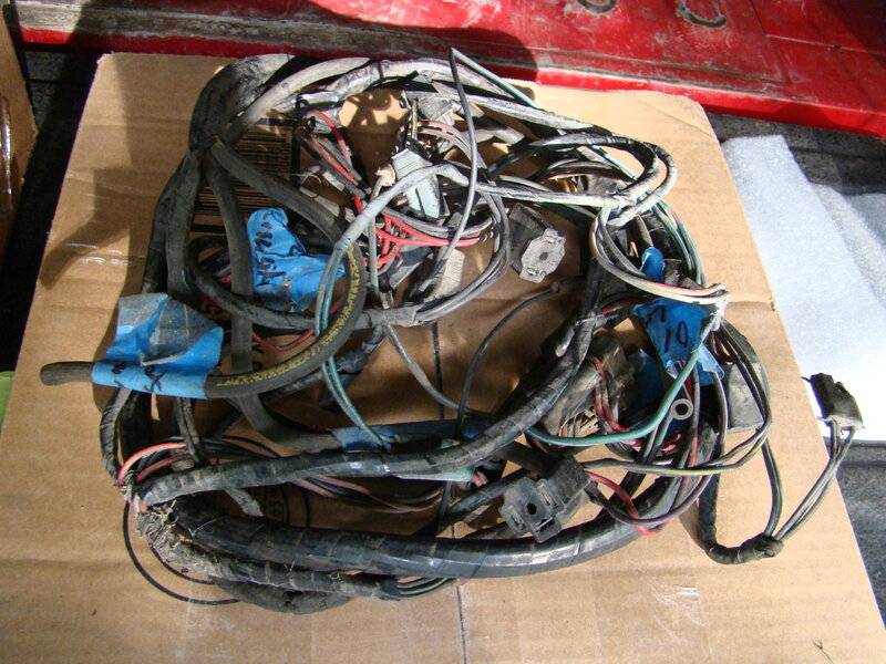 FOR SALE - 1968-69 OEM DODGE CHARGER HEADLIGHT WIRING HARNESS &VACUUM
