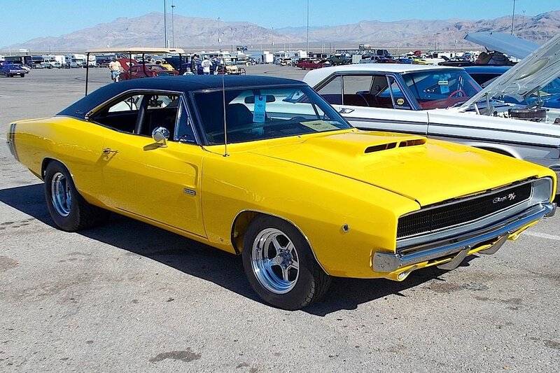 68 Charger RT Hemi Six pack Hood MAS 2014 front.jpg