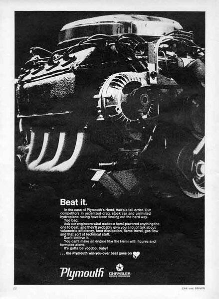 68 Plymouth 426ci HEMI Advert. #1.jpg