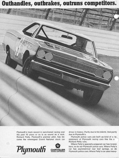 68 Roadrunner Advert. #14 Richard Petty #43.jpg