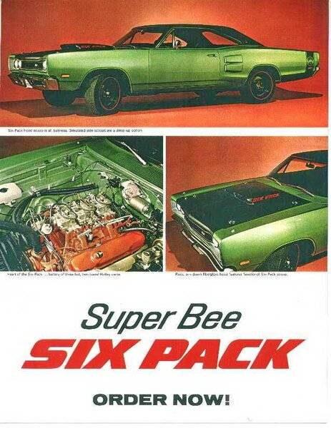 69.5 Super Bee A12 440 Six Pack Advert. #2 Ralley Green.jpg