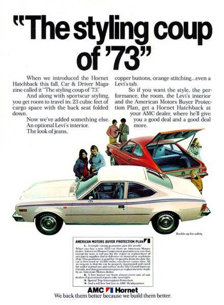 73 AMC Hornet Levi Edition Advert. #1.jpg