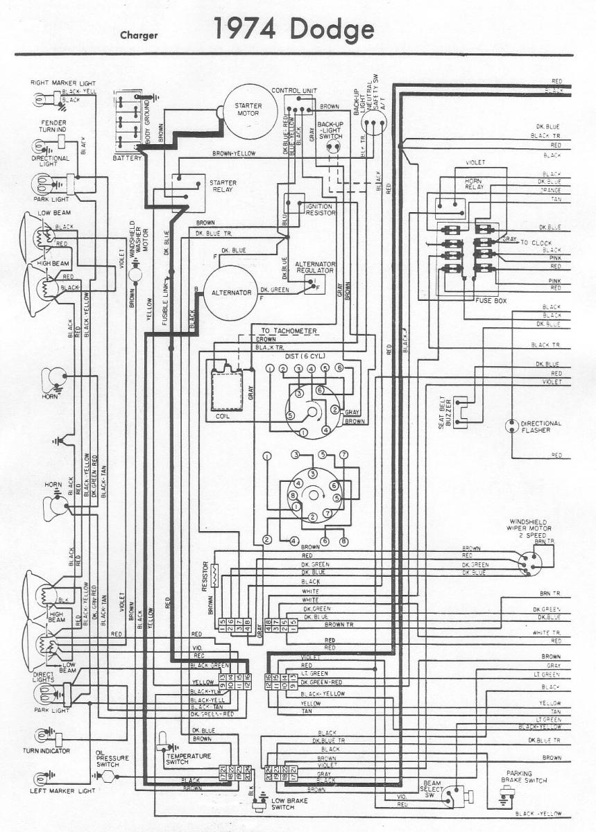 1974 charger 318 need vacuum diagram | For B Bodies Only ... 1974 dodge van wiring diagram 