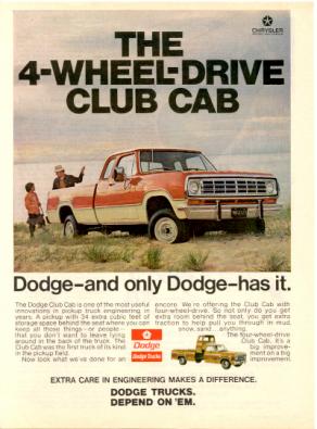 76 W-150 Power Wagon club cab Advert. #1.jpg