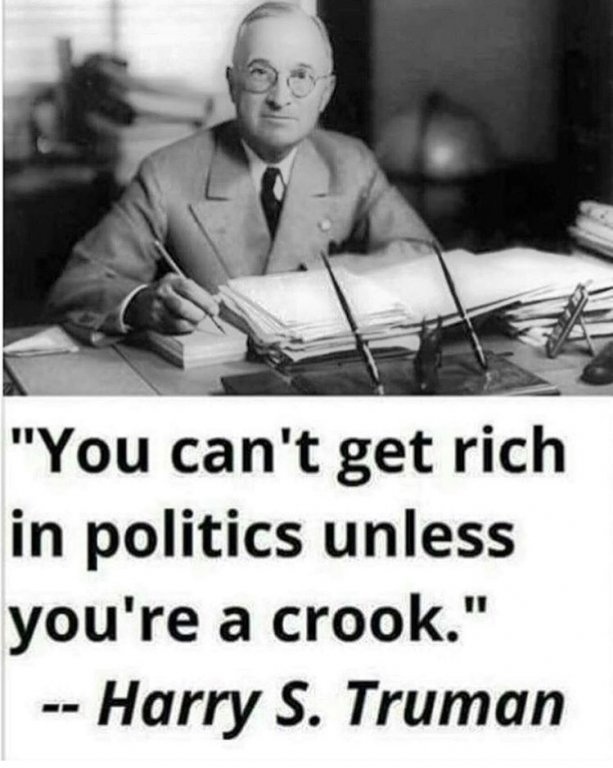 American Harry Truman Political Crooks get rich.jpg