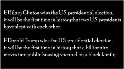 American POTUS 1st 2 pres. sleeps & Trump moves to public housing occupied by black family.jpg