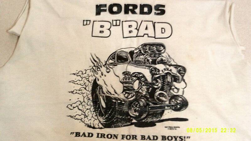 Budnicks 49 Ford Pro-Gas Hemi Ed Big Daddy Roth tee shirt #1.JPG