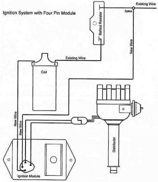 Chrysler Electronic Ignition Wire Diagram 2 Pin Ballast w-4-pin module.jpg