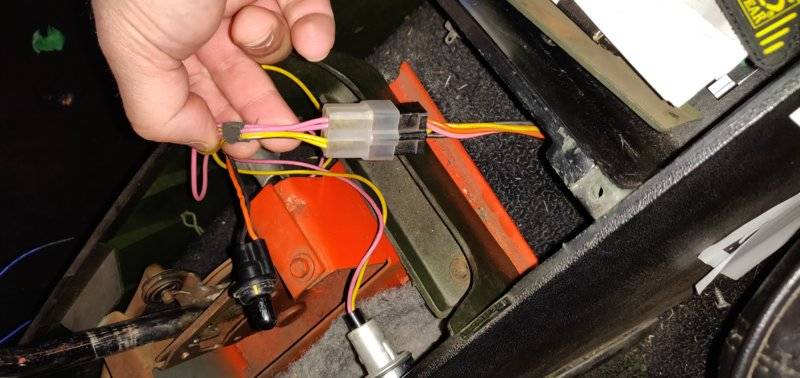 Consil wiring clearance