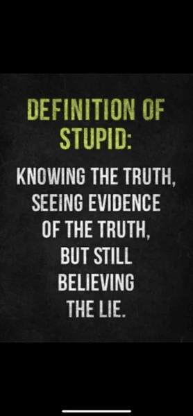 D) Definition of STUPID - know the truth seeing the proof still belive the lies.png