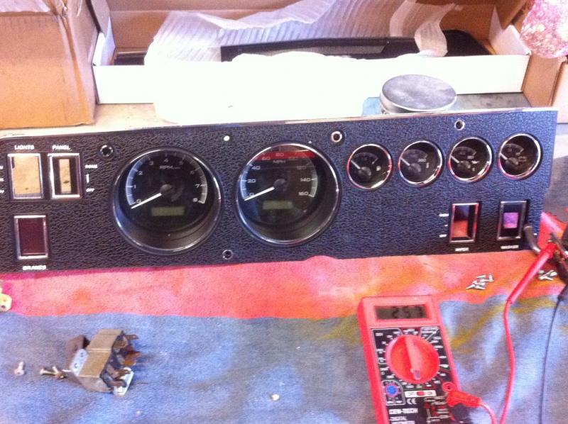 Dash wiring upgrades, Ammeter bypass, Dakota Digital guage cluster