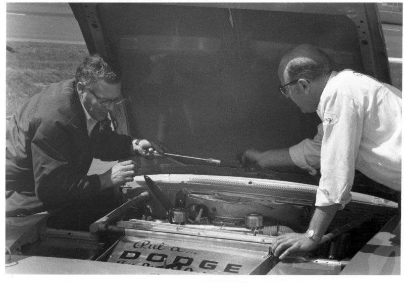 dent under hood chrysler engineering charger daytona 88 200 mph run 3-24-70.jpg