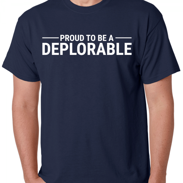 Donald Trump Deplorable Proud to be Tee Shirts.png