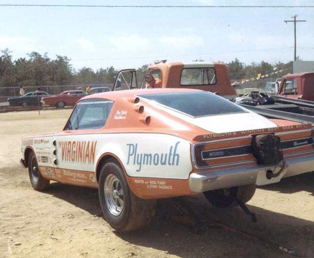 Early Plymouth Barracuda funny car - The Virginian #2.jpg