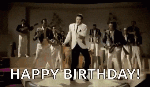 Elvis Happy Birthday Dance.gif