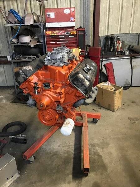 engine on stand.JPG