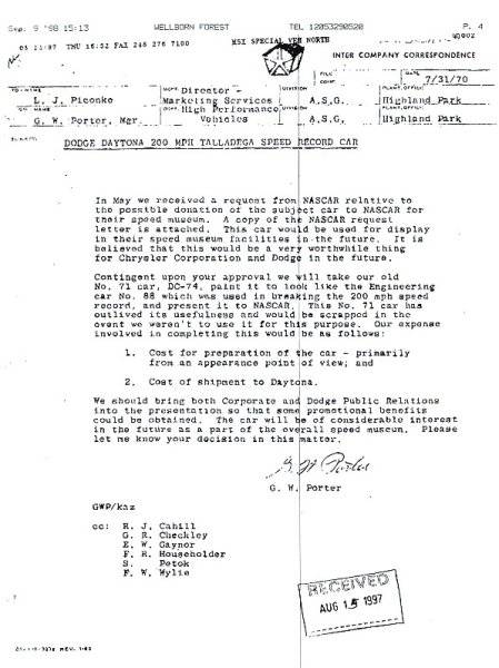 FAKE 88 chrysler letter documentation dc-74 red mule.jpg