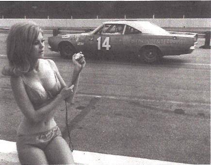 Friedken '68 RR + bikini in pits.jpg