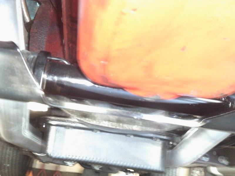 Header Clearance & under car Unisteer rack shots #6 underside rack & pan back to front.JPG