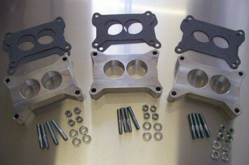 Intake 340-383-440 3x2bbl 6bbl Aluminum Spacers 1 inch indiv.  Ebay $129.95.jpg