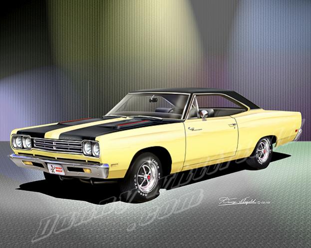 ITEM 18-A-14 1969 PLYMOUTH ROAD RUNNER (Y2 yellow vinal-top).jpg