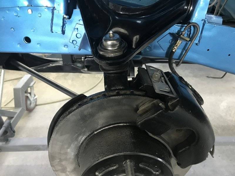 Leftside Rotor and Caliper Installed.JPG