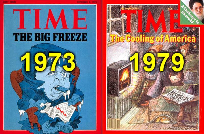 Liberal Climate Change Time Mag Cooling America 1973 & 1979 Covers.jpg