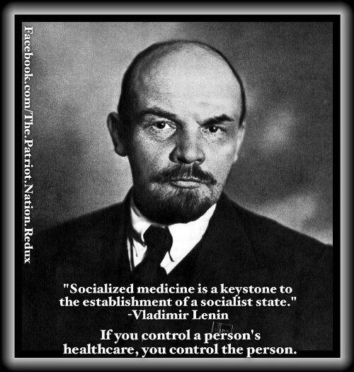Liberal Socialist Vladimir Lenin on Socialized Medicine.jpg
