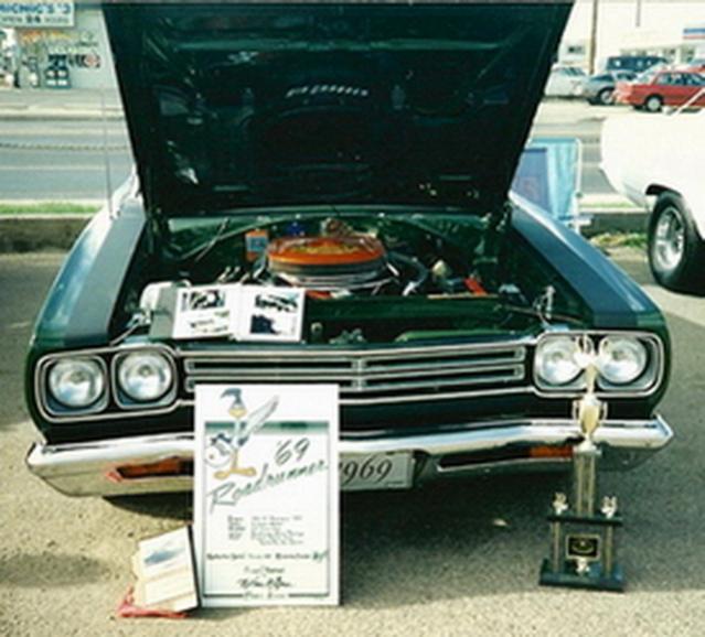 Matt's 69 Road Runner - Performance Dodge car show 1992 #4.jpg