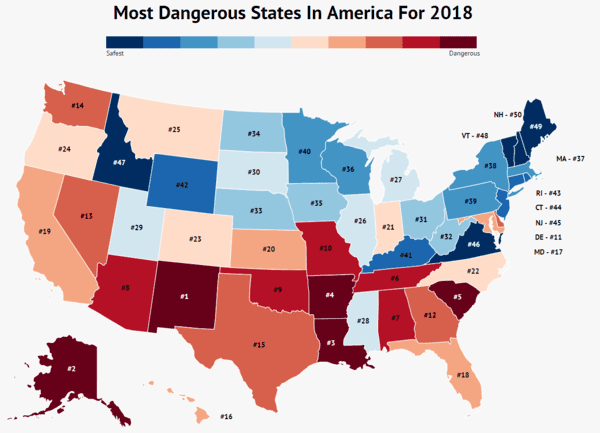 Most dangerous states 2018 USA.png