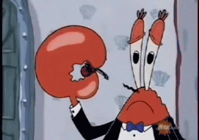 Mr Krabs violin.gif