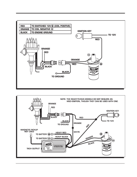 Ignition Wiring For B Bos Only, Msd Blaster Ss Coil Wiring Diagram