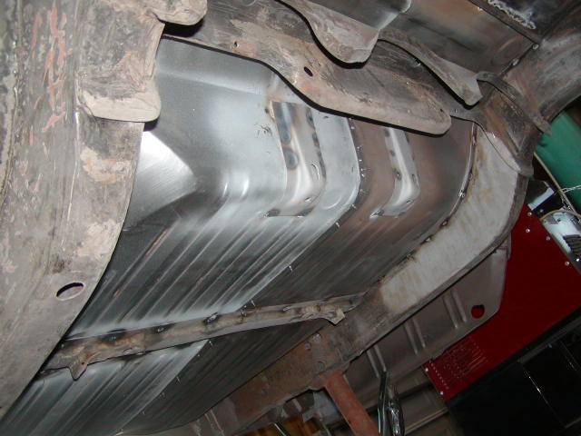 New Trunk Floor Underside Unwelded.JPG