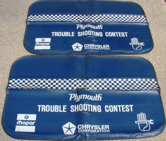 plymouth trouble shooter contest fender covers.JPG