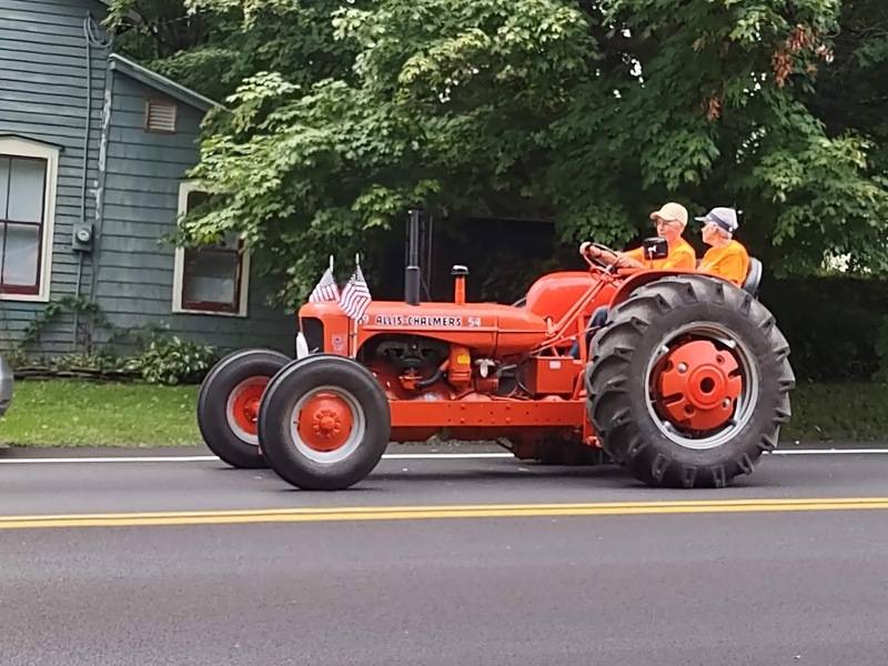 Tractor Parade at the Ionia Fall Festival For B Bodies Only Classic